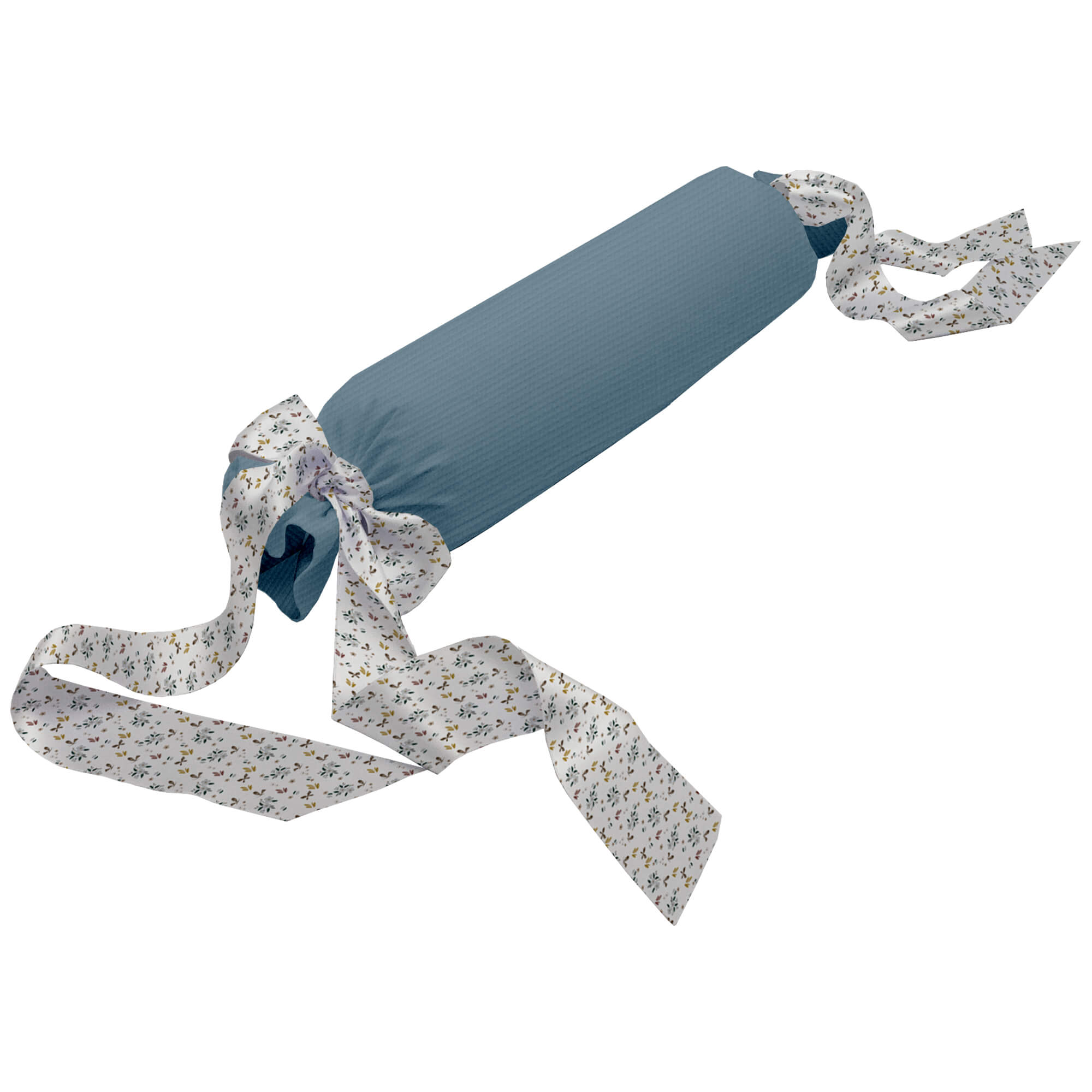 Cojín antivuelco Zoe serker azul Cojín antivuelco en tejido piqué de algodón diseño Zoe serker azul