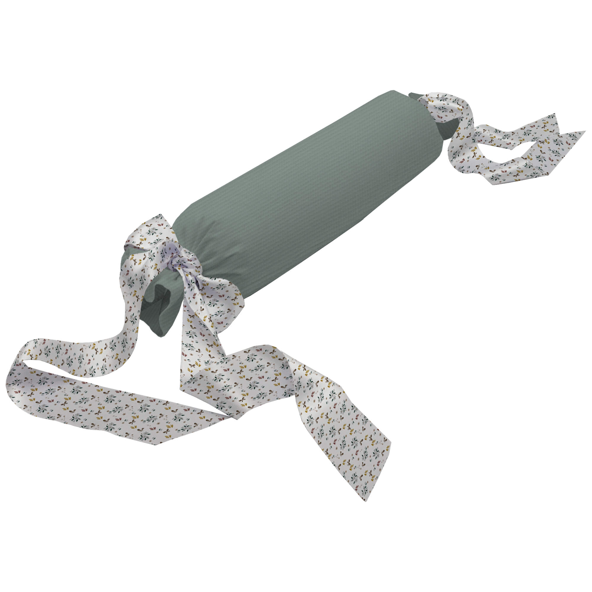 Cojín antivuelco Zoe serker verde Cojín antivuelco en tejido piqué de algodón diseño Zoe serker verde