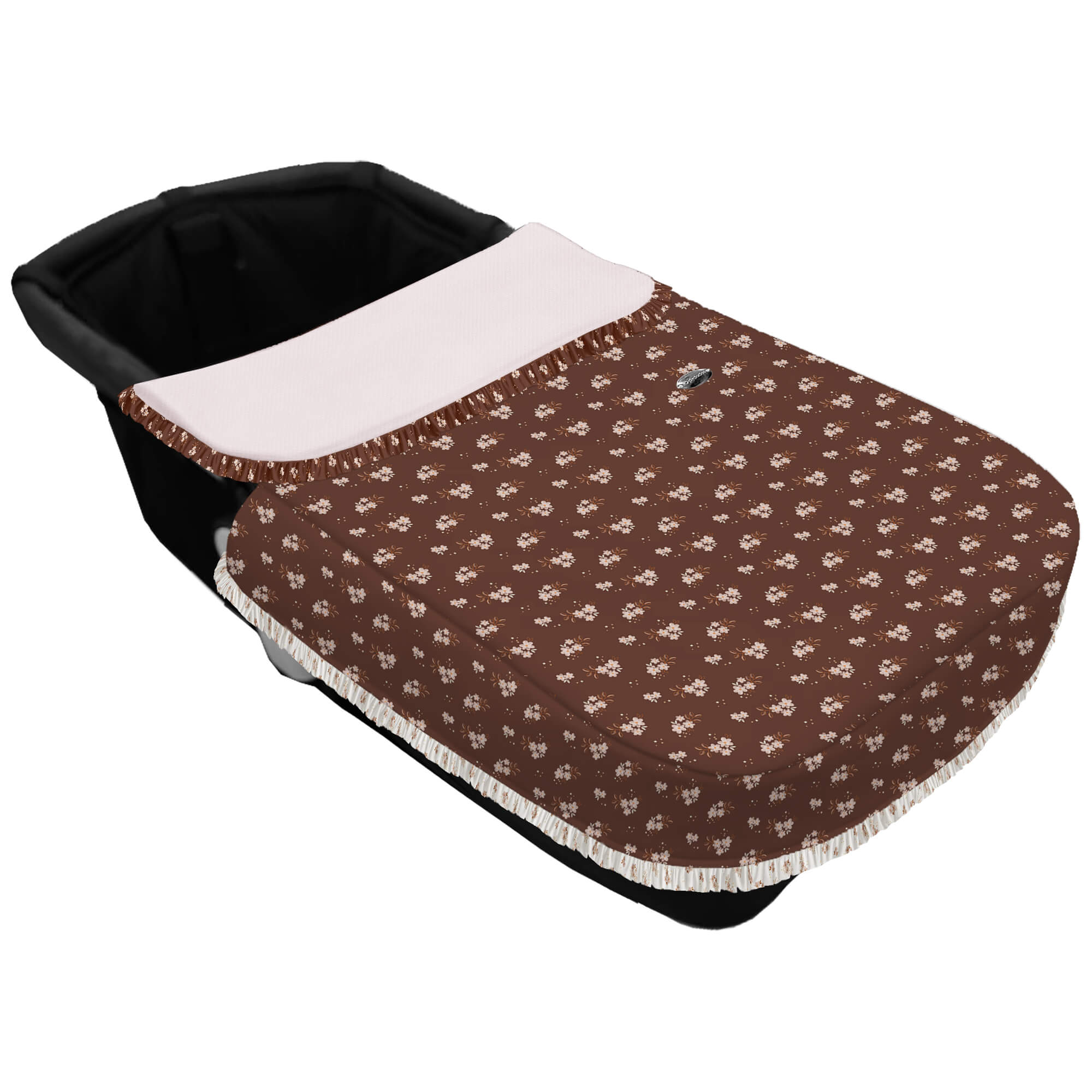 Colcha cinturón Abril Colcha para capazo con cinturón Abril