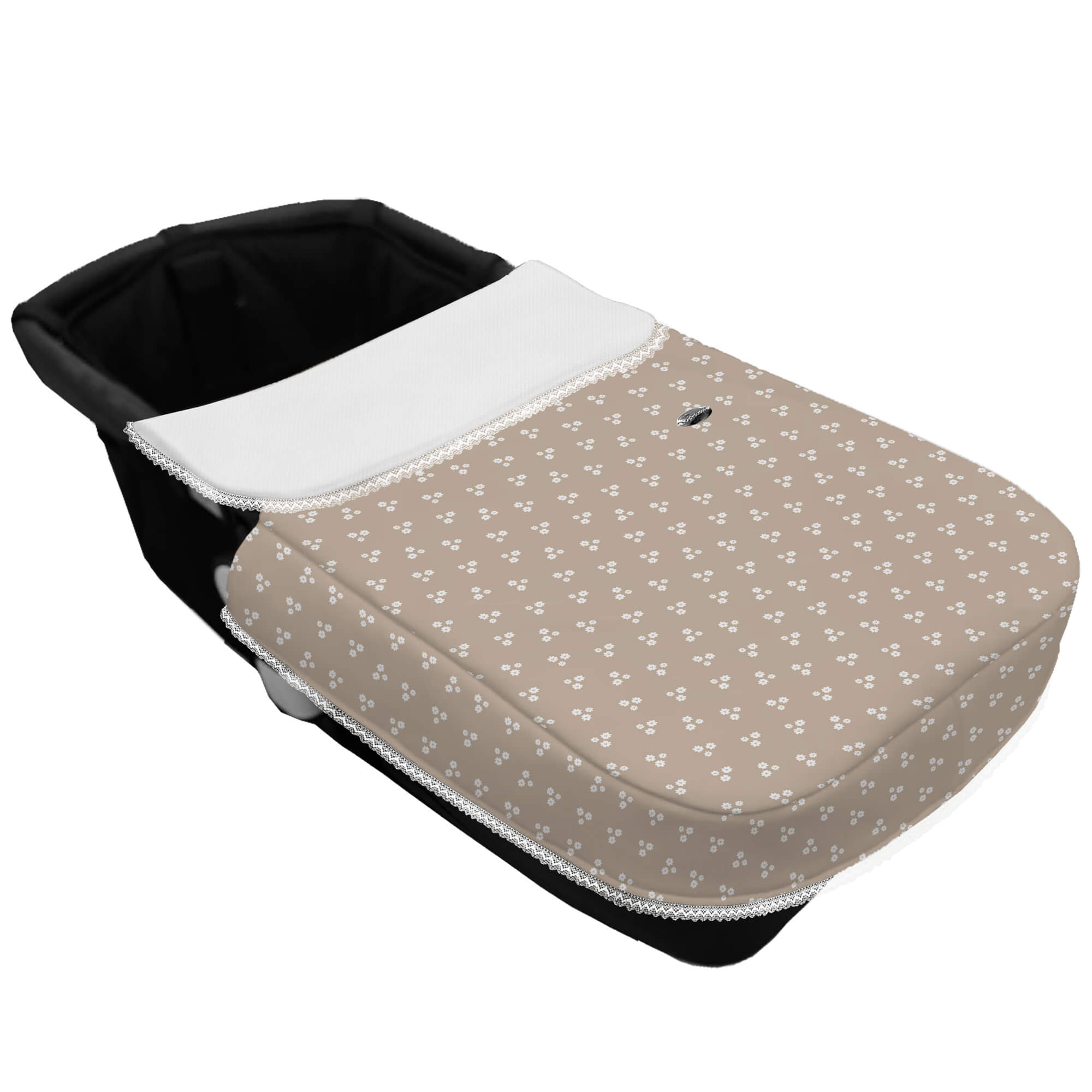 Colcha para capazo con cinturón Daila