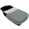 Colcha para capazo con cinturón Zoe verde