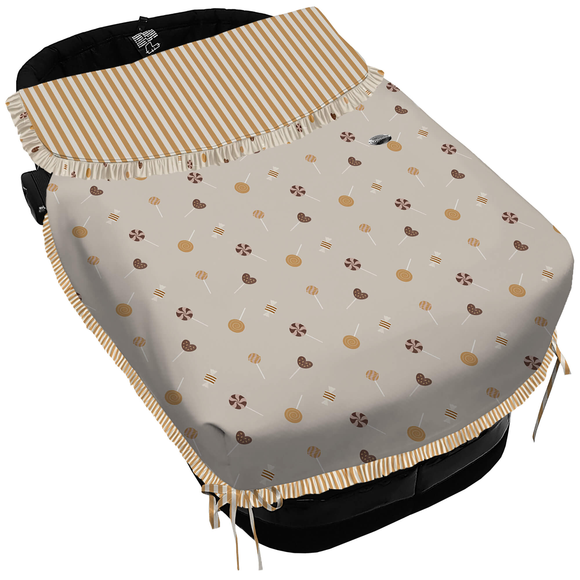 Colcha lazos Donna Colcha para capazo con lazos Donna