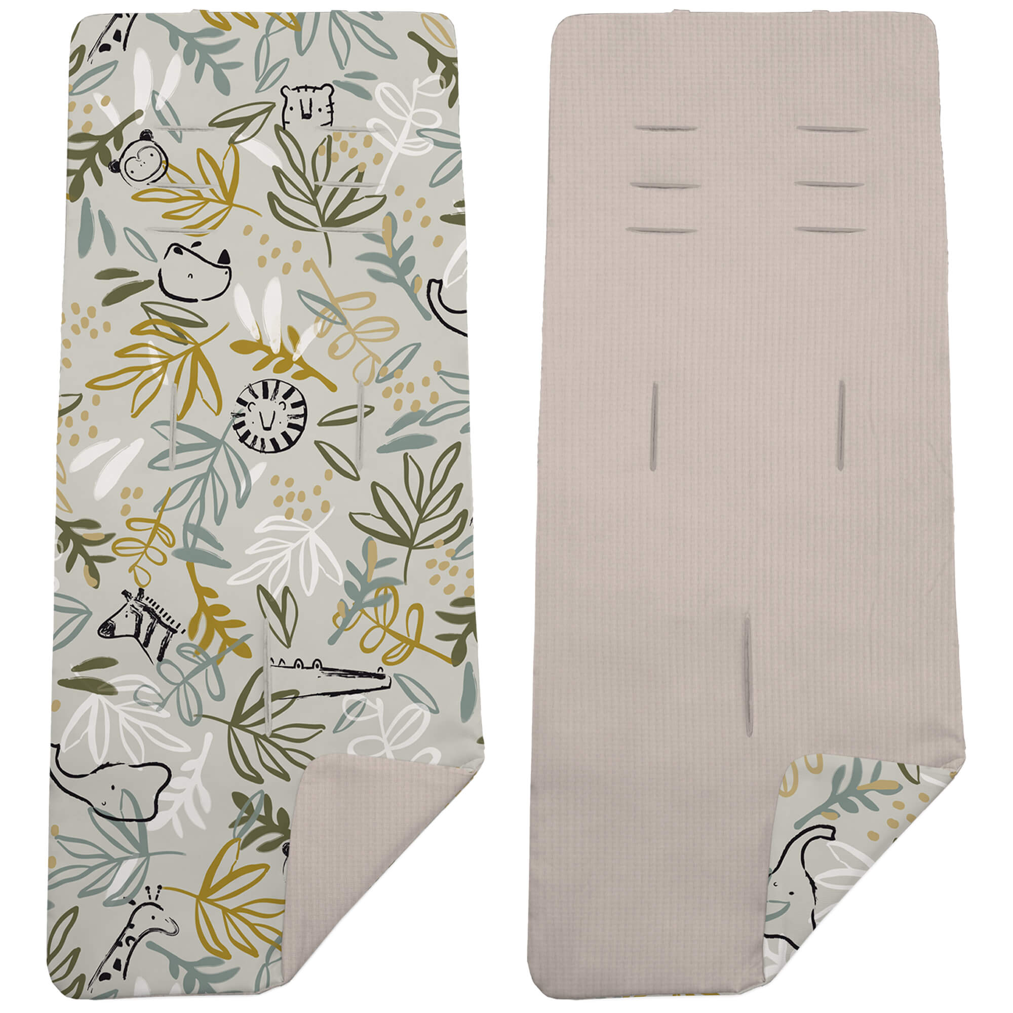 Colchoneta reversible Marco tostado Colchoneta para silla reversible Marco tostado