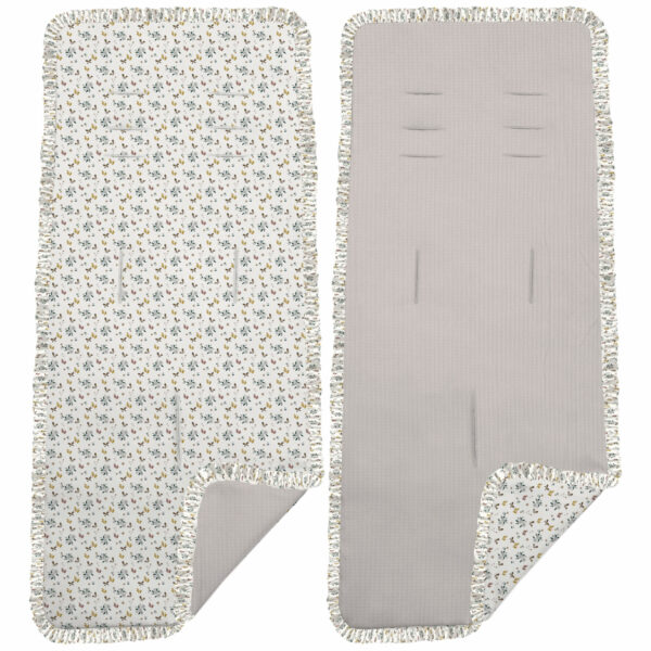 Colchoneta para silla reversible Zoe tostado