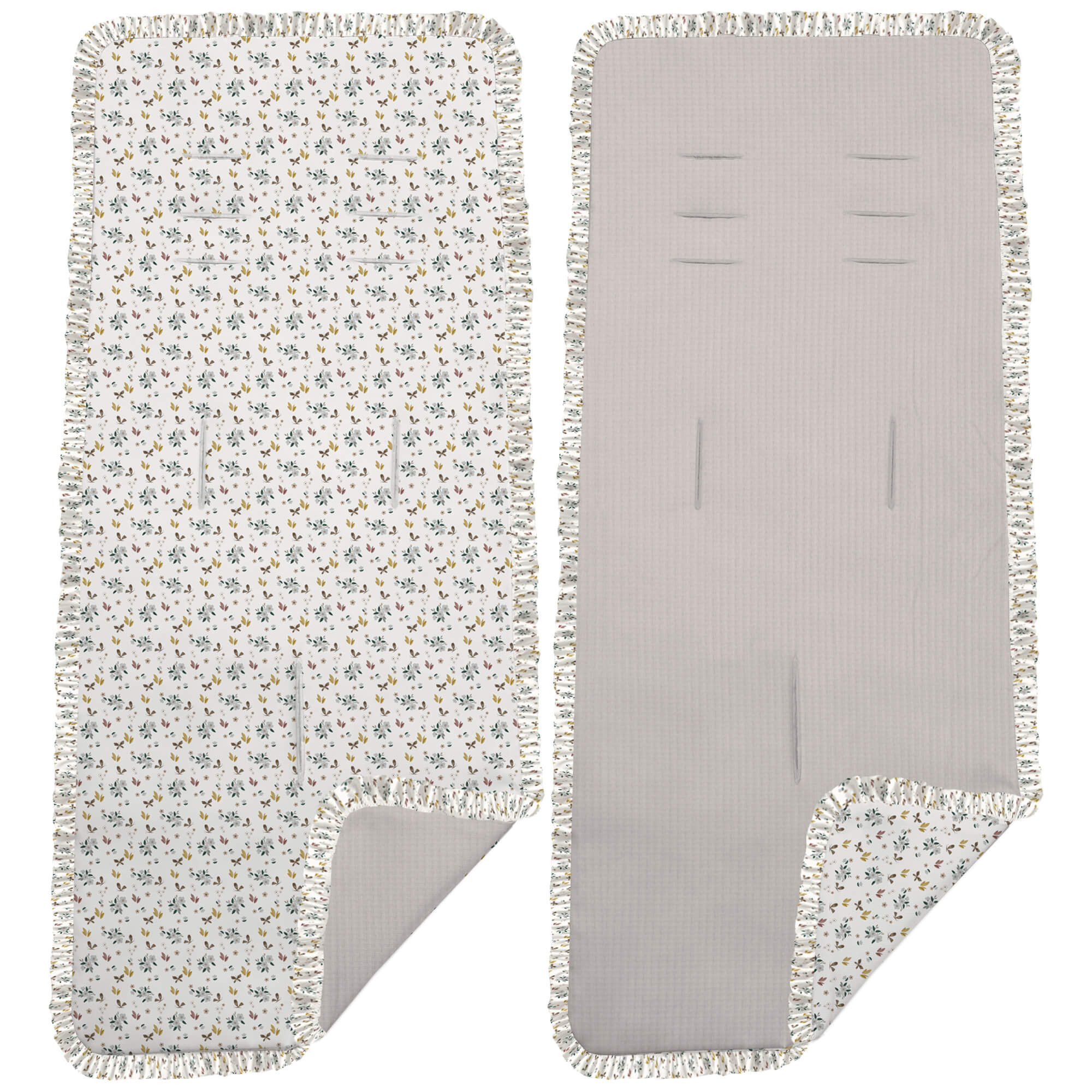 Colchoneta reversible Zoe tostado Colchoneta para silla reversible Zoe tostado