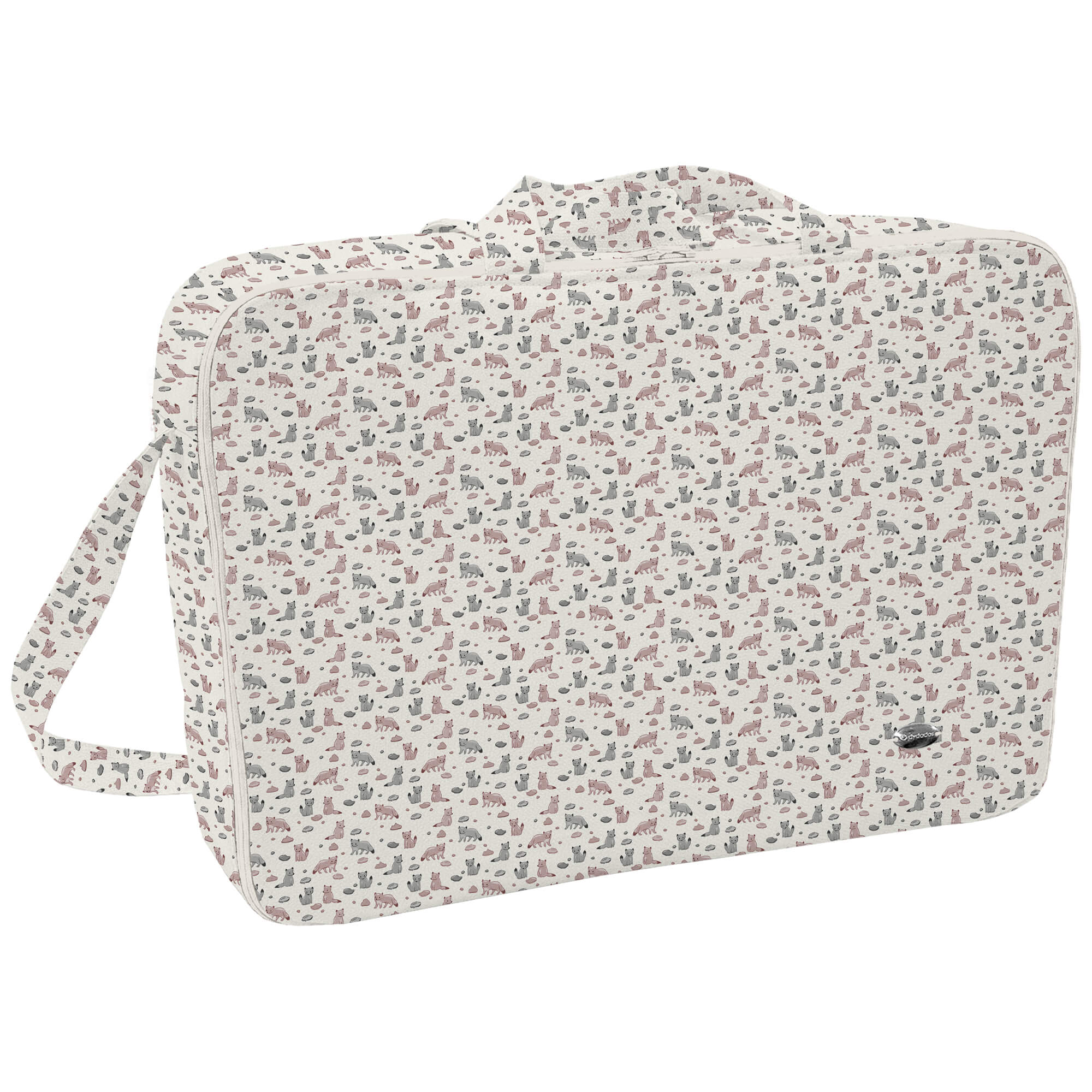 Maleta polipiel estampada Praga Maquillaje - Jessie Maquillaje Maleta en tejido polipiel estampada Praga Maquillaje - Jessie Maquillaje. Para el interior tejido blanco impermeable.