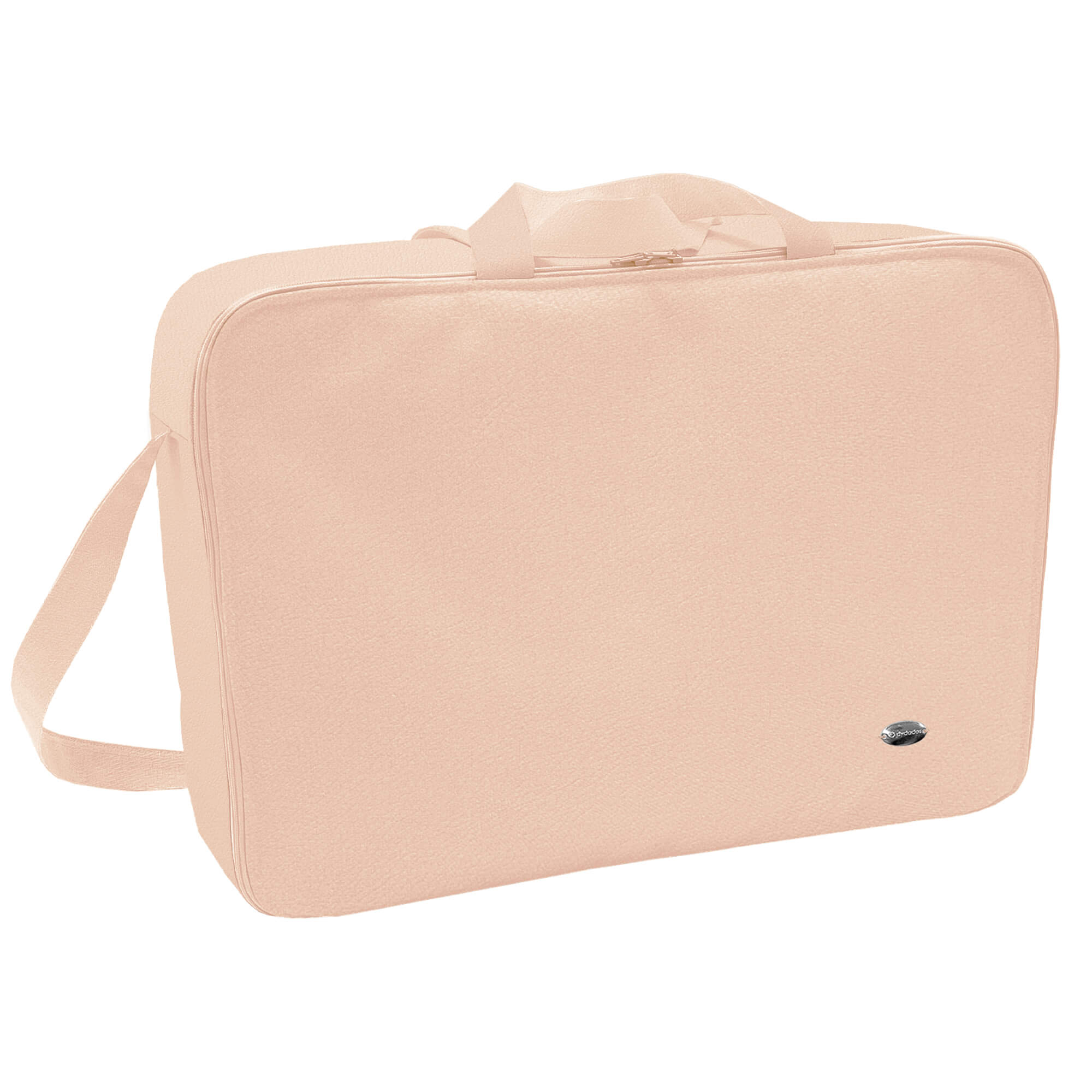 Maleta Pequeña polipiel rosa Maleta para el bebé en tejido polipiel lisa color rosa