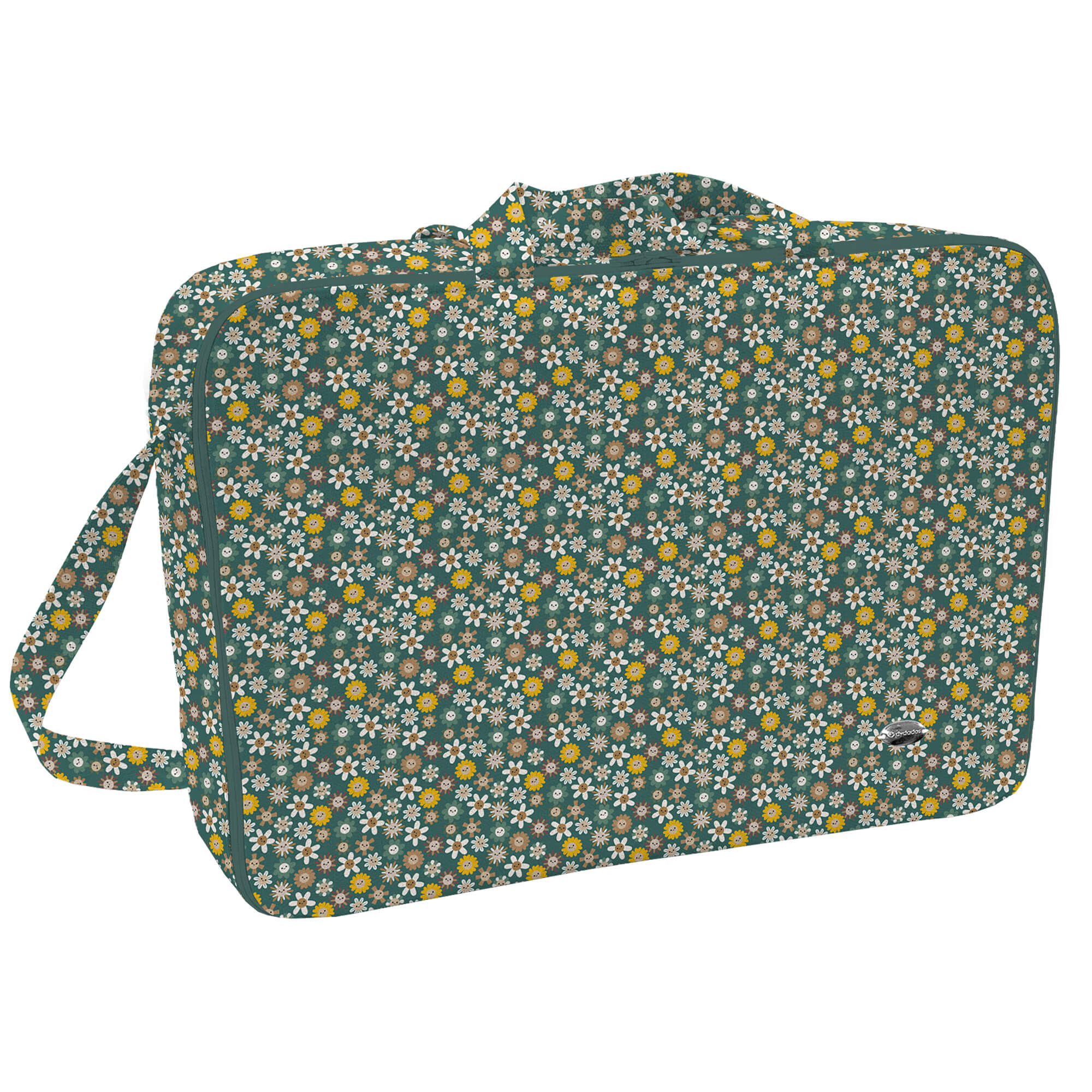 Maleta Thiago oscuro Maleta para el bebé en tejido impermeable estampado Thiago oscuro