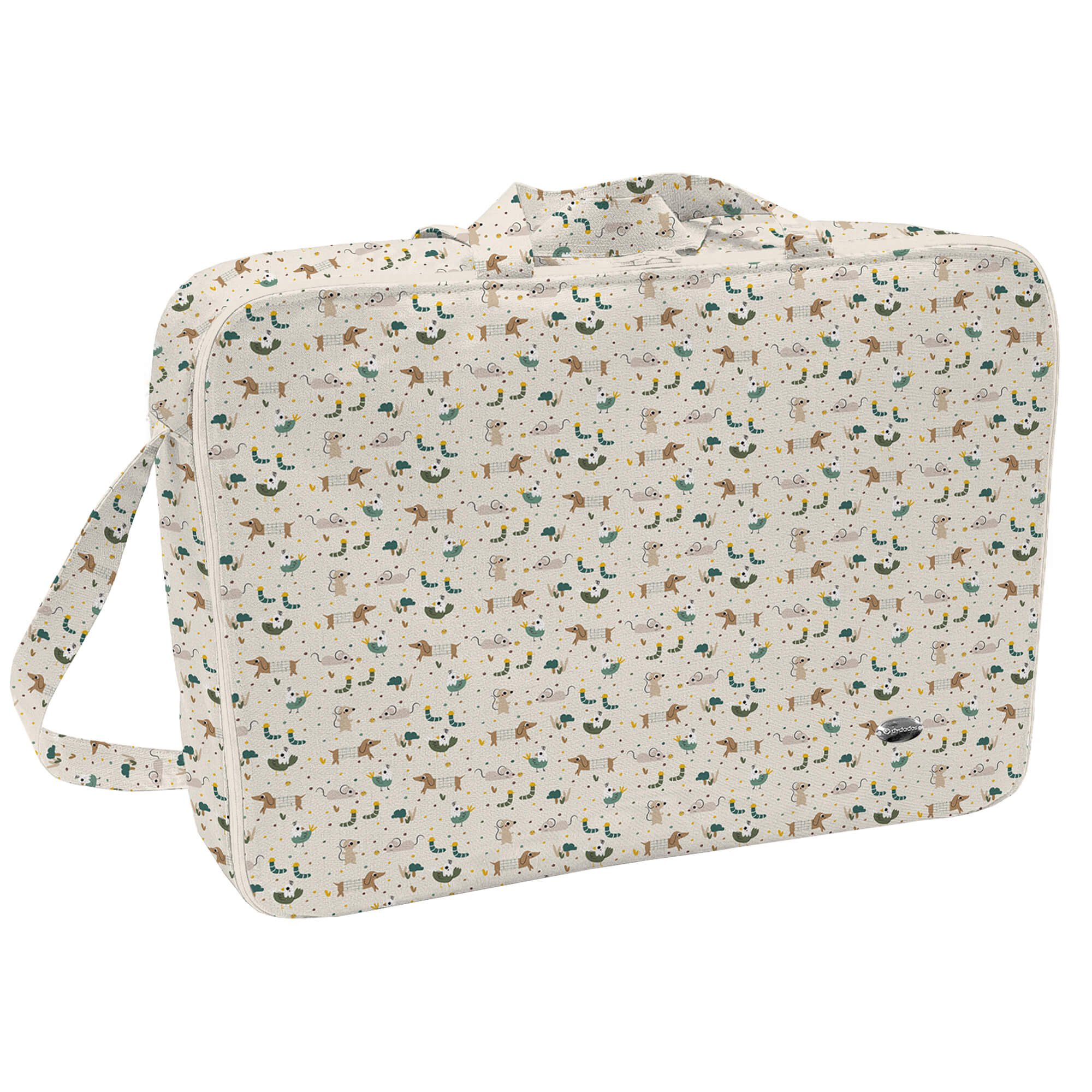 Maleta Yago Maleta para el bebé en tejido impermeable estampado Yago
