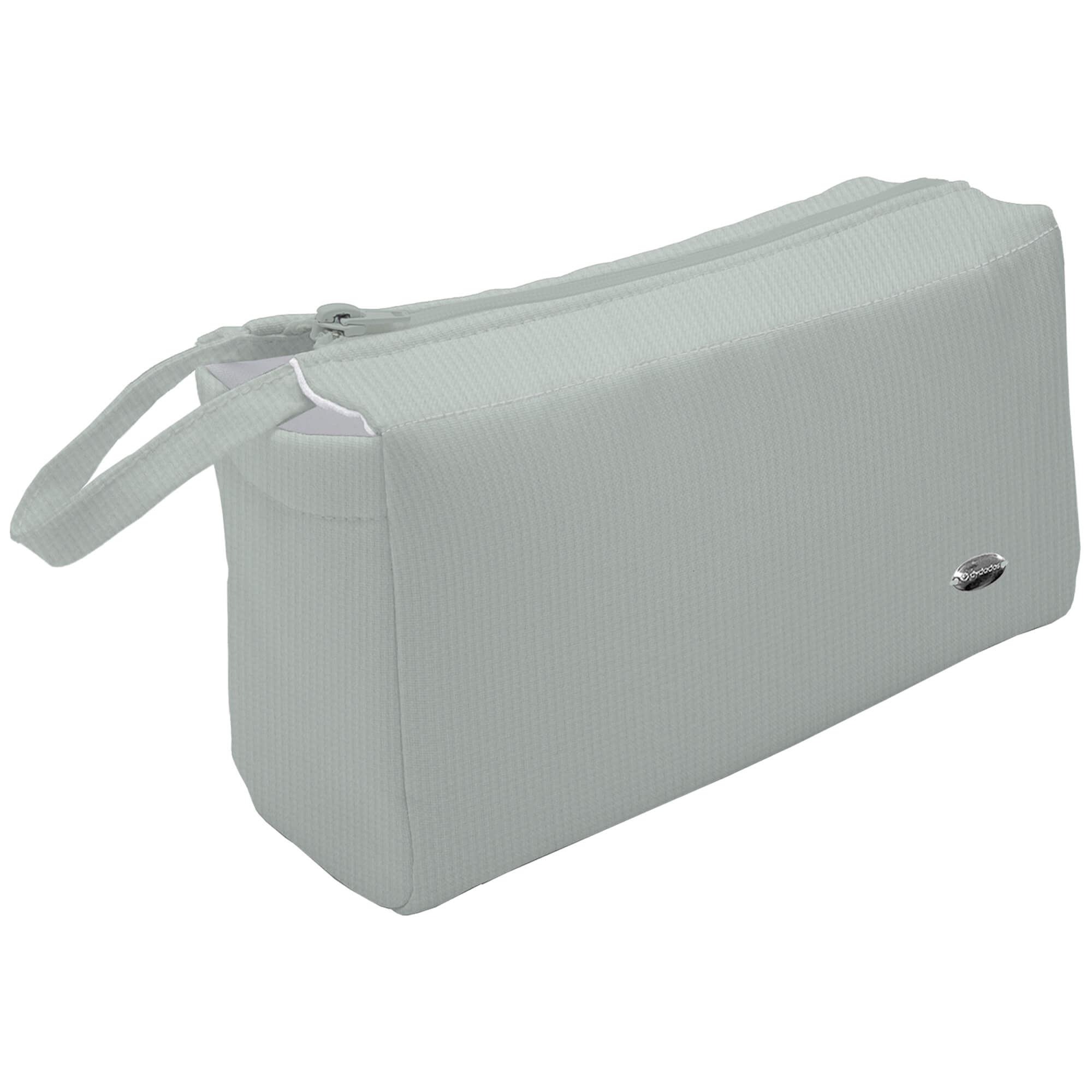 Neceser bambula menta Neceser para el bebé en tejido bambula de algodón color menta