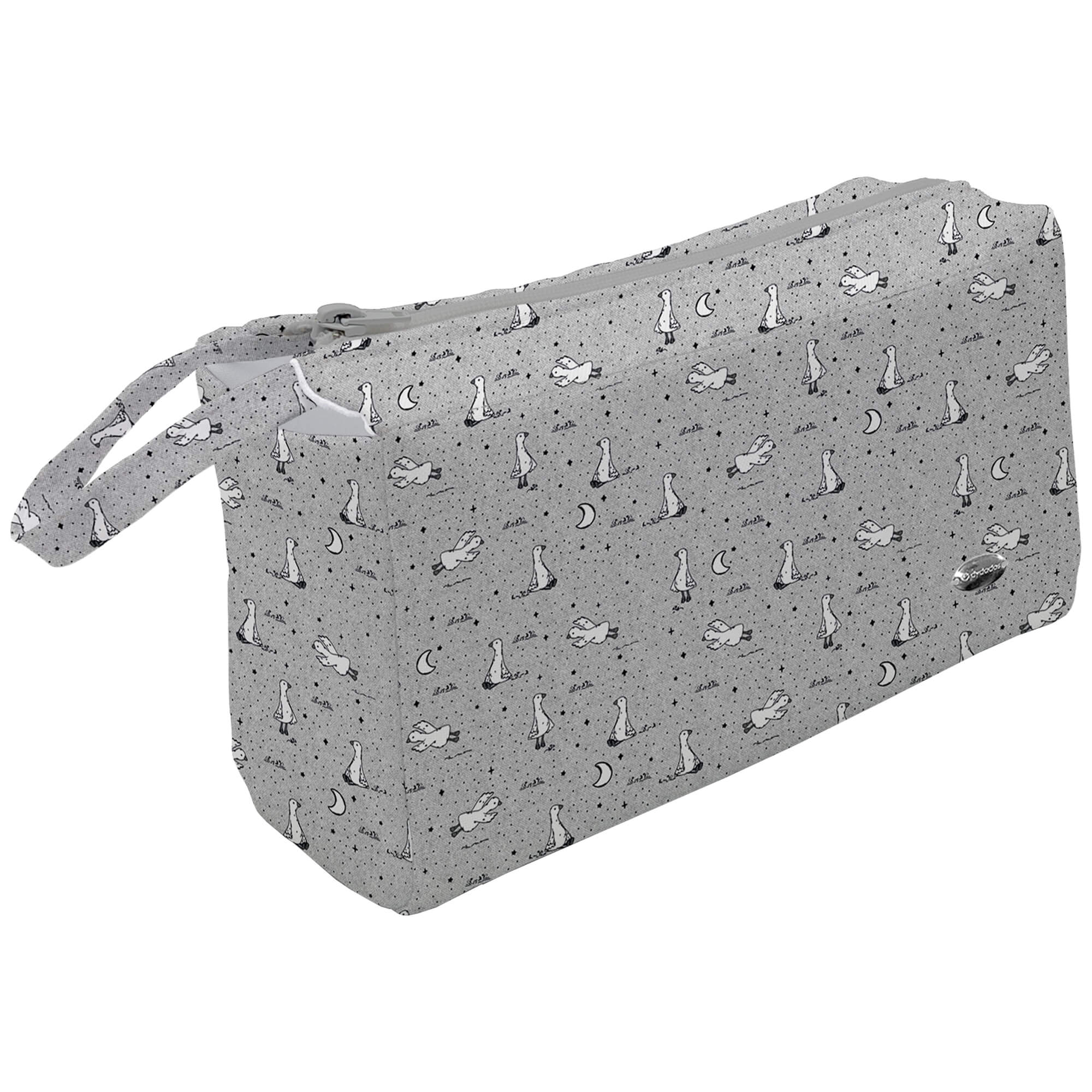 Neceser tejido estampado Mónaco Neceser en tejido estampado Mónaco. Para el interior tejido blanco impermeable.
