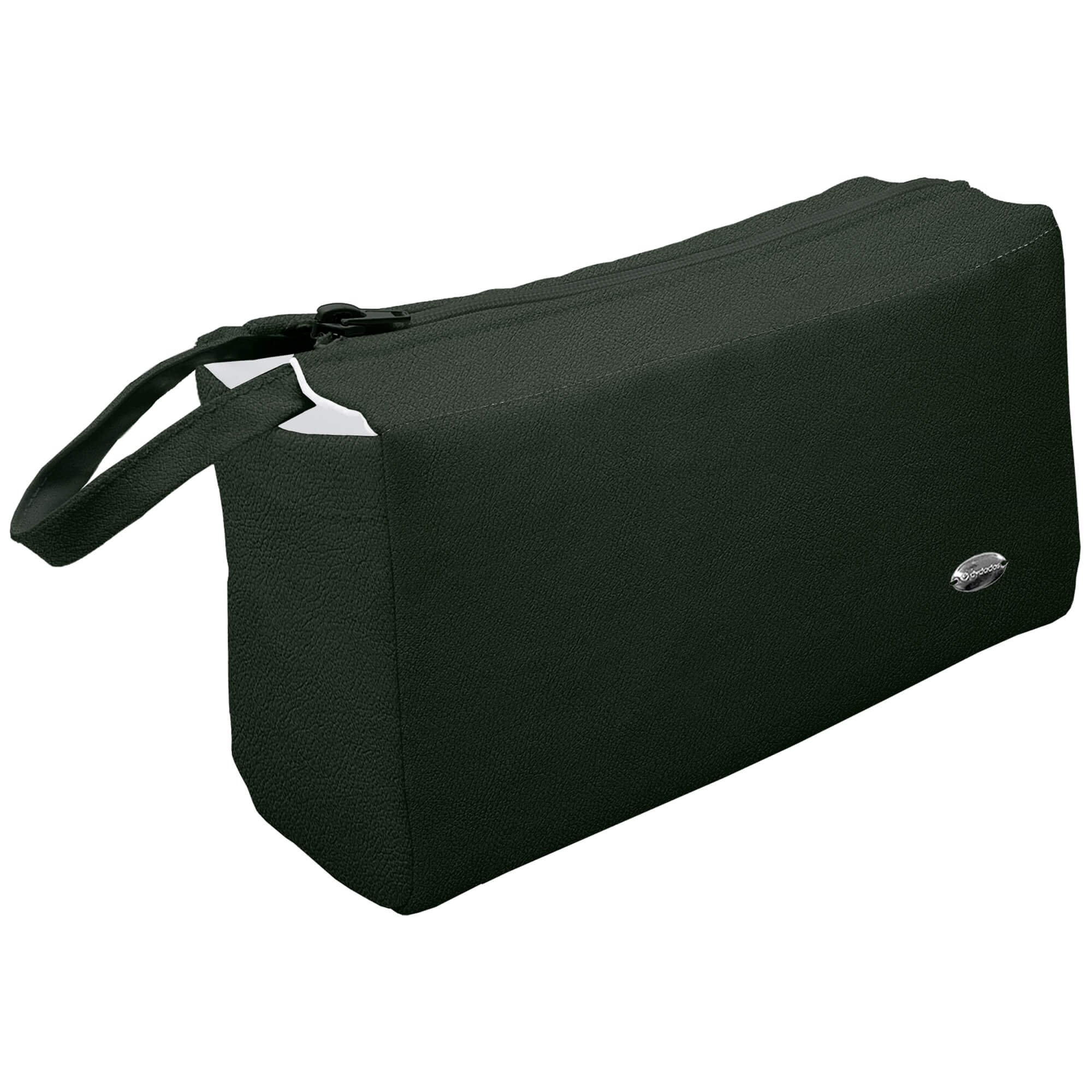 Neceser polipiel verde botella Neceser para el bebé en tejido polipiel lisa color verde botella