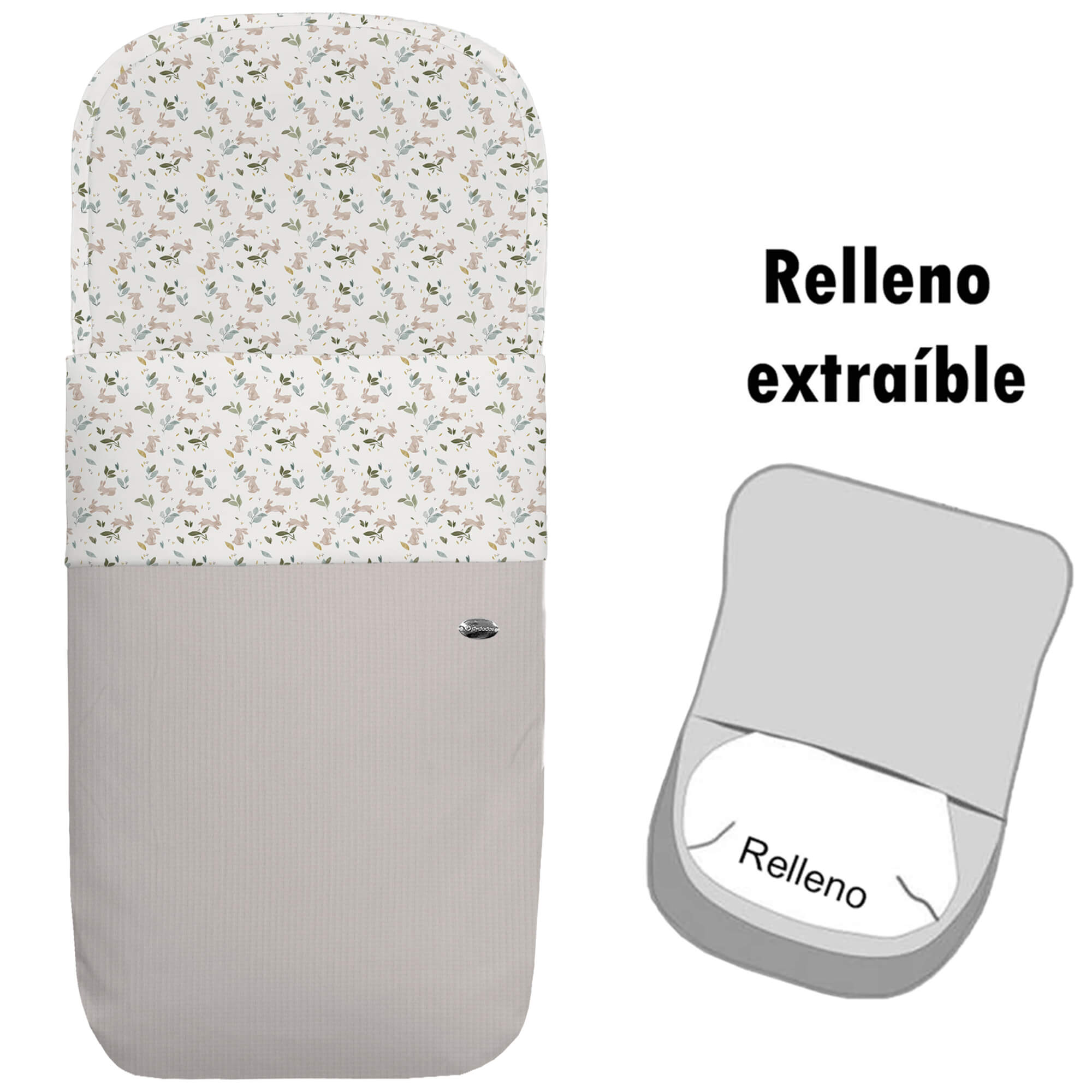 Saco capazo desenfundable Altea tostado Saco universal para capazo desenfundable Altea tostado