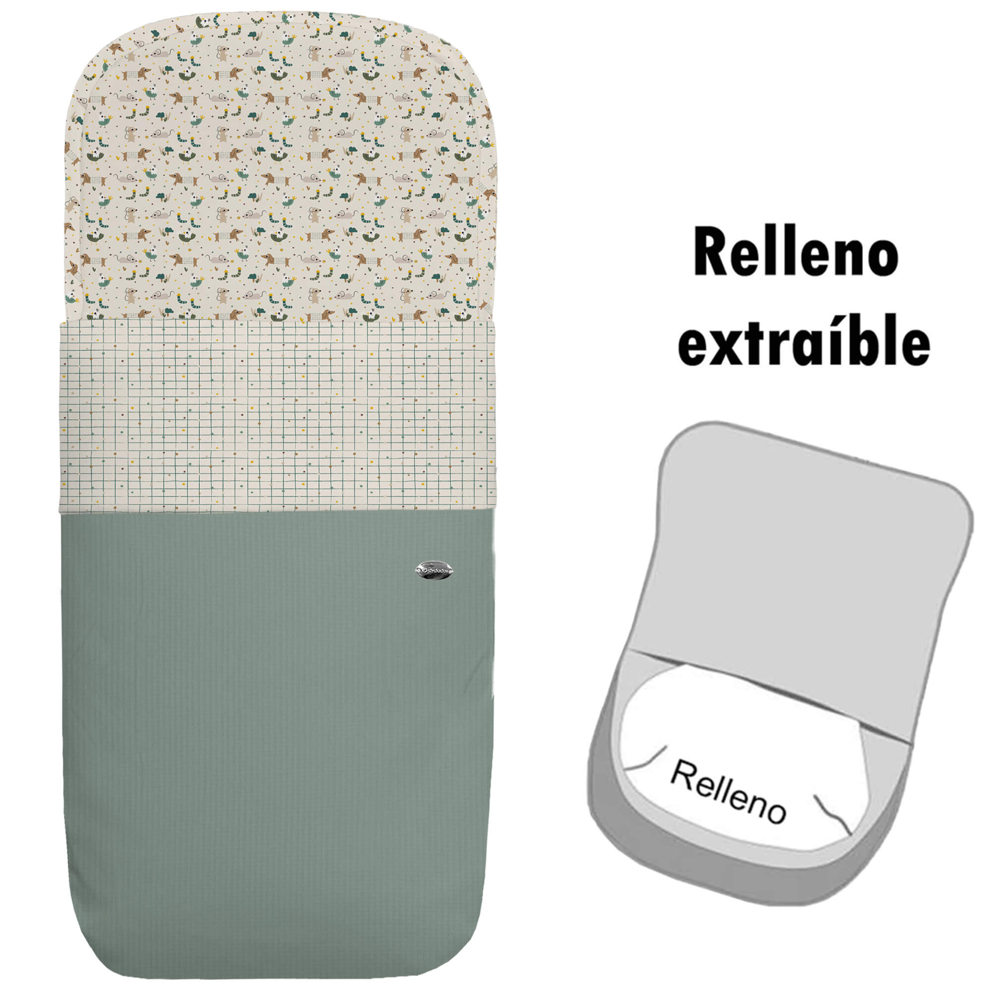 Saco capazo desenfundable Yago Saco universal para capazo desenfundable Yago