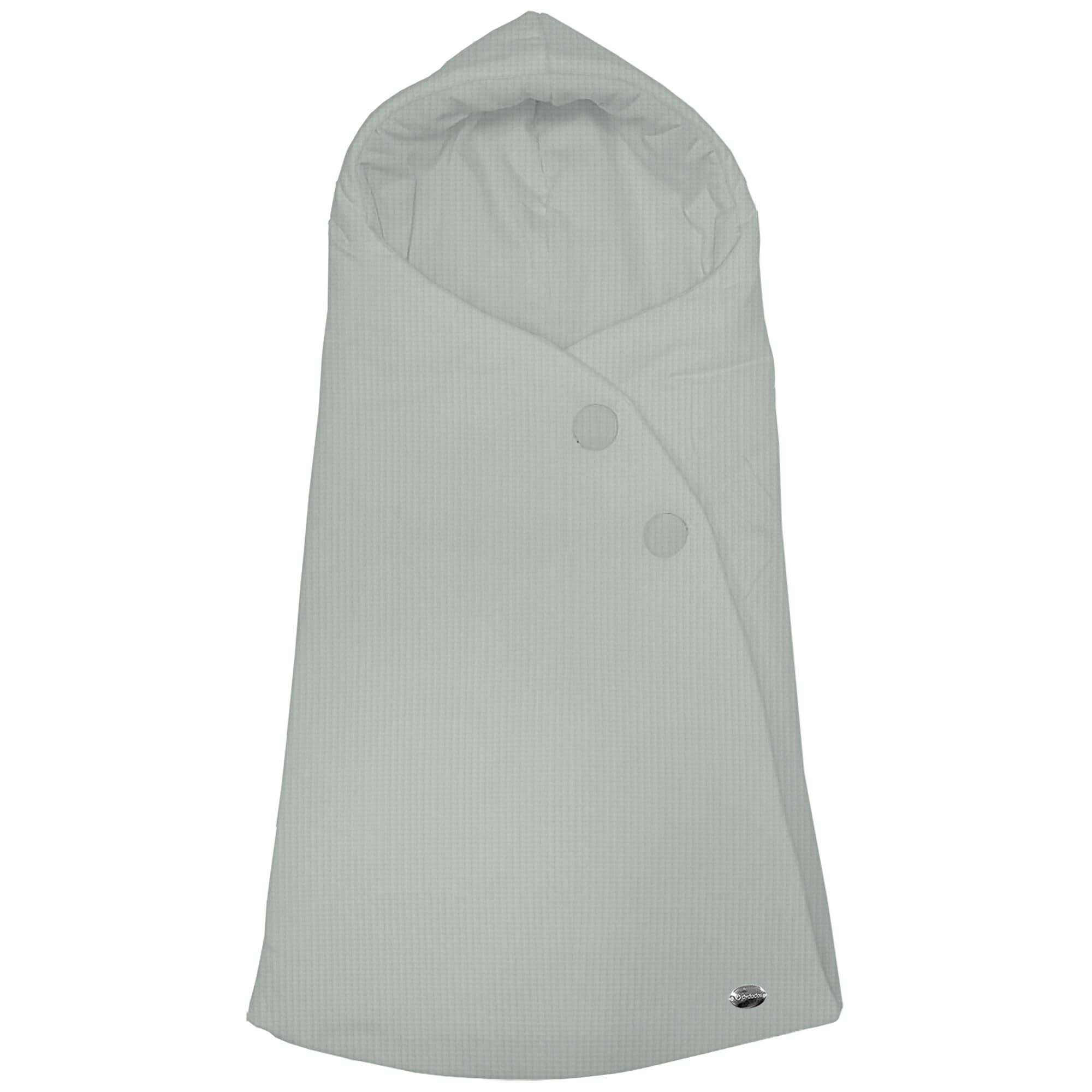 Saco capucha sin volante bambula menta Saco para capazo modelo capucha sin volante bambula menta