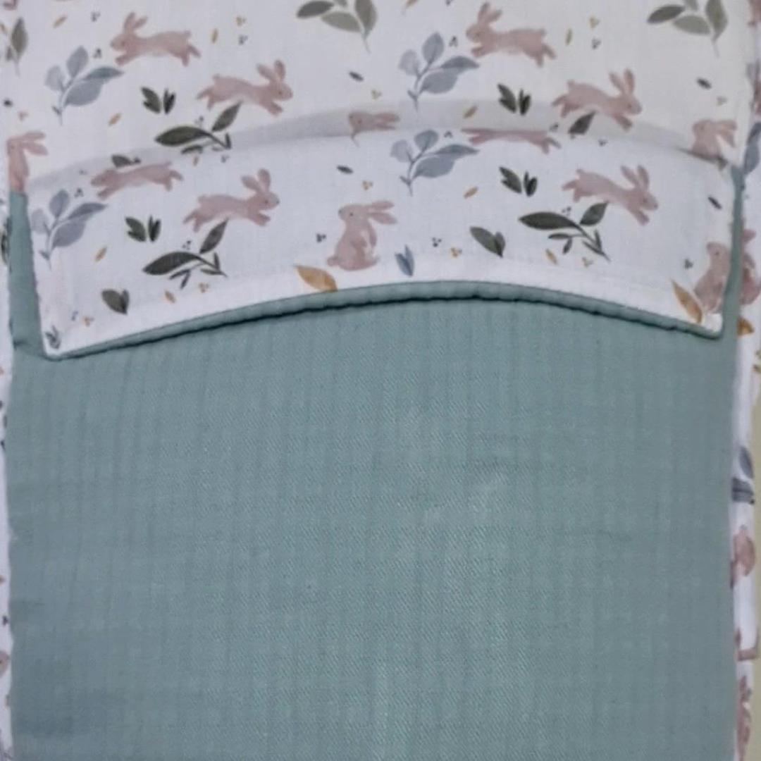 Colección Altea Menta Sacos Arrullos y Manta