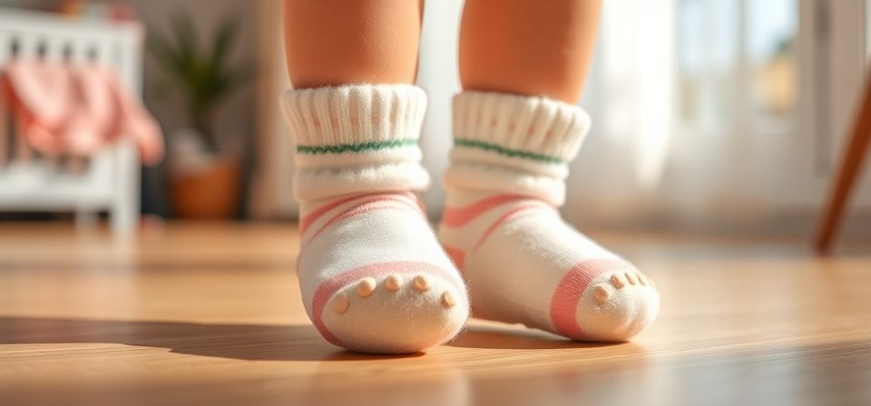 Calcetines Antideslizantes para Bebés: Seguridad y Desarrollo