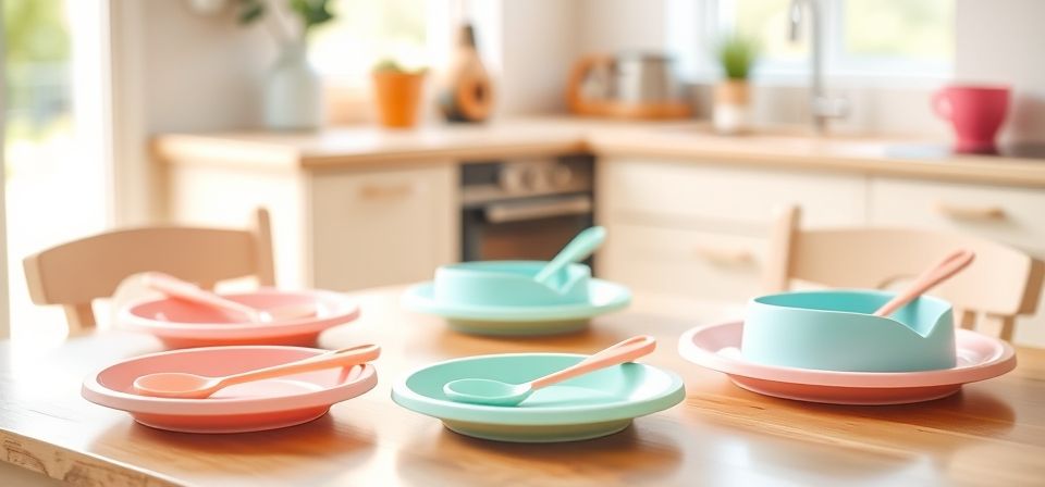Cubiertos y Platos Bebé: Guía Completa Padres