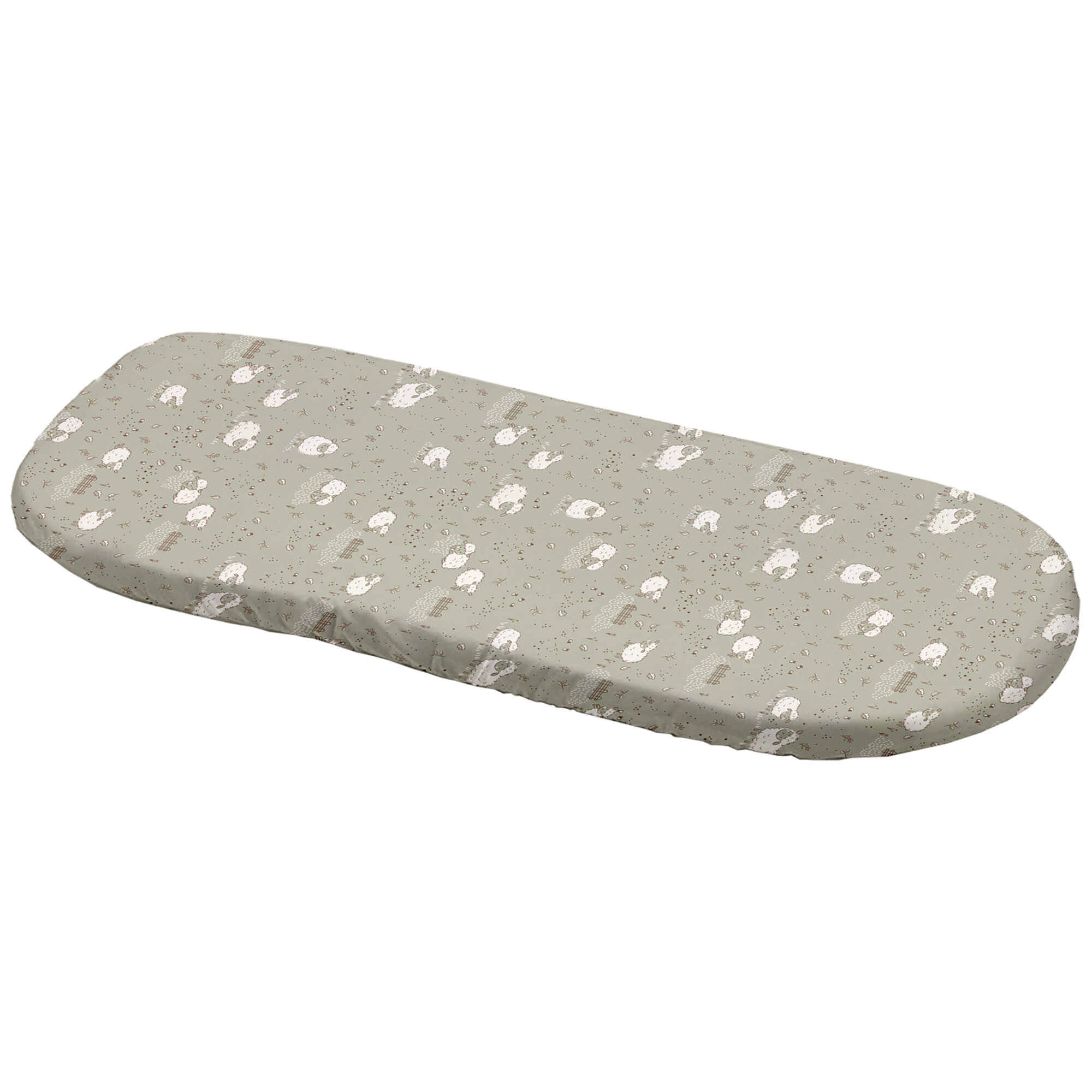 Bajera para colchón de capazo en tejido estampado Doly Bajera para colchón de capazo en tejido estampado diseño Doly