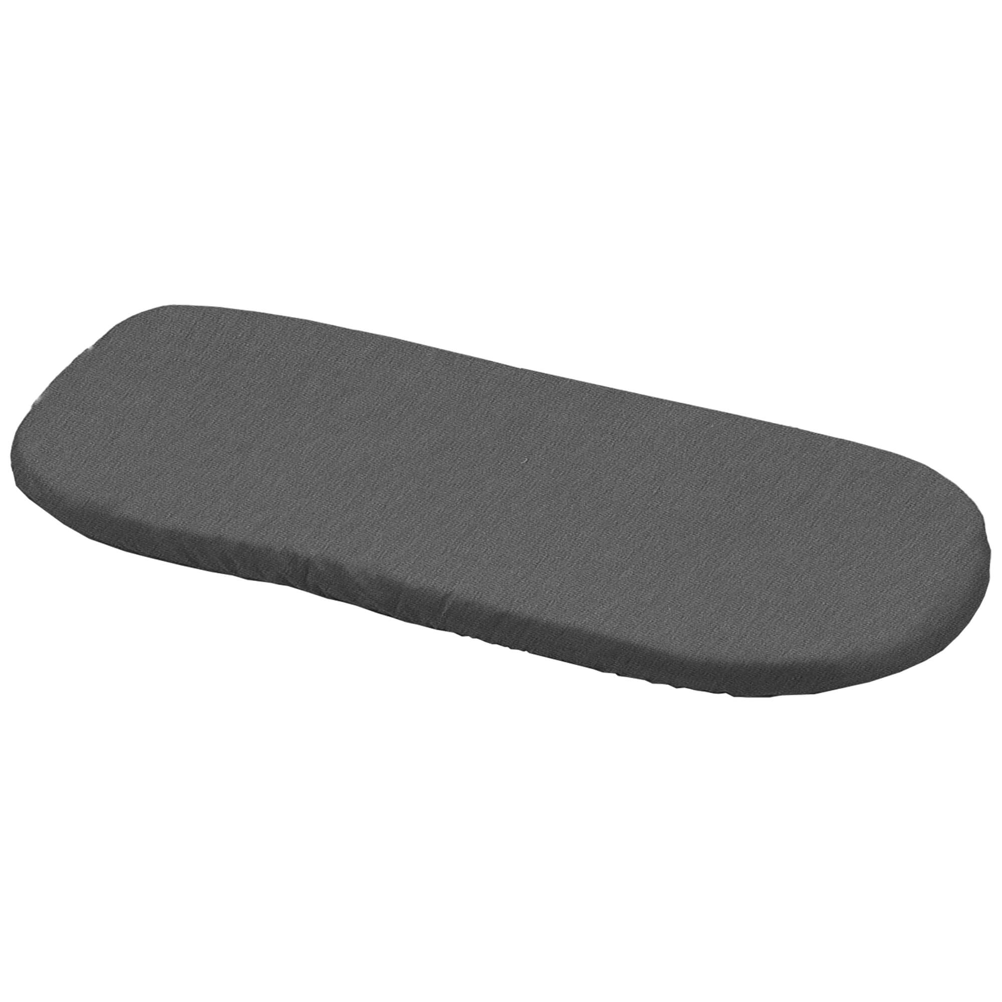 Bajera para colchón de capazo en tejido villela de algodón color gris marengo Bajera para colchón de capazo en tejido villela de algodón color gris marengo