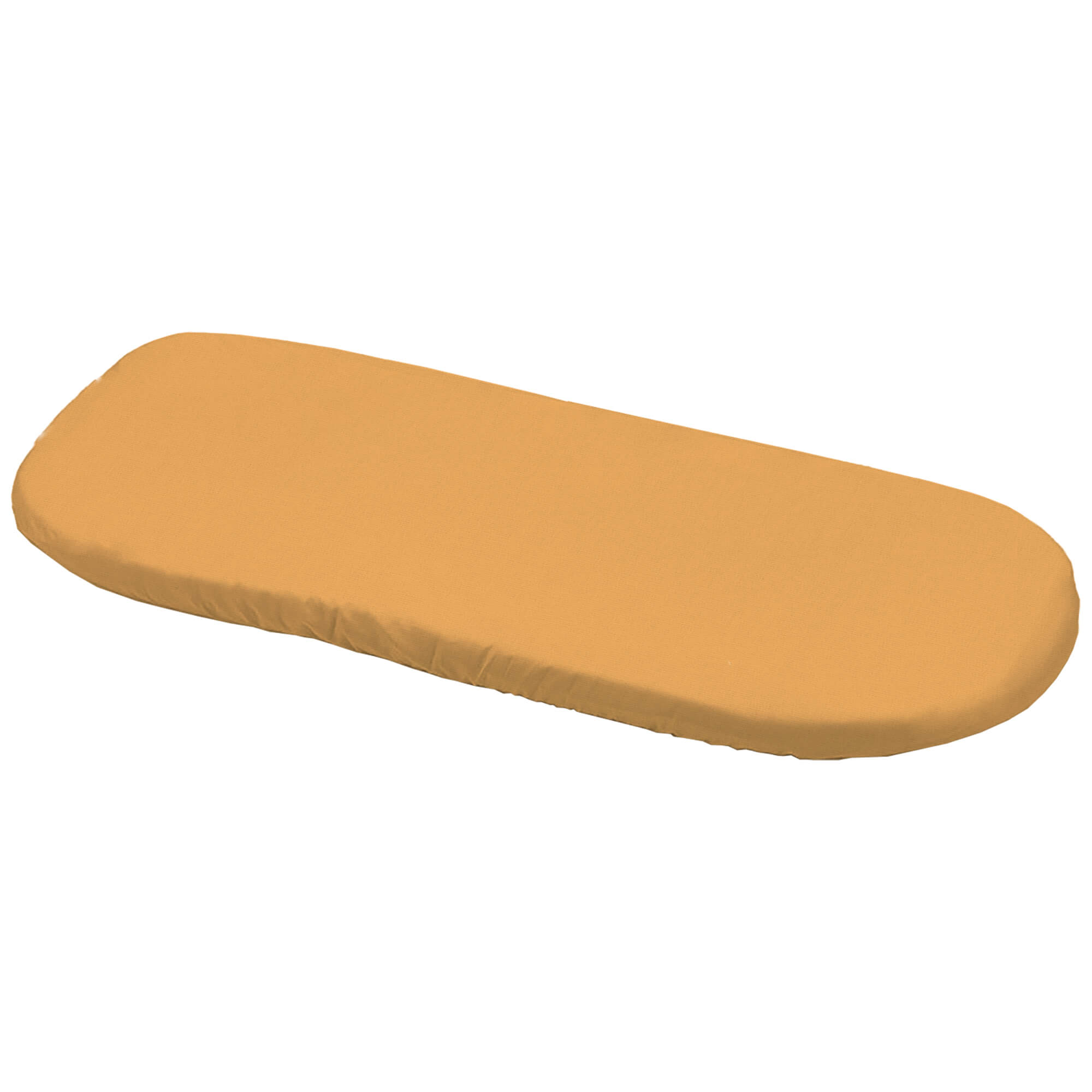 Bajera para colchón de capazo en tejido villela de algodón color mostaza Bajera para colchón de capazo en tejido villela de algodón color mostaza