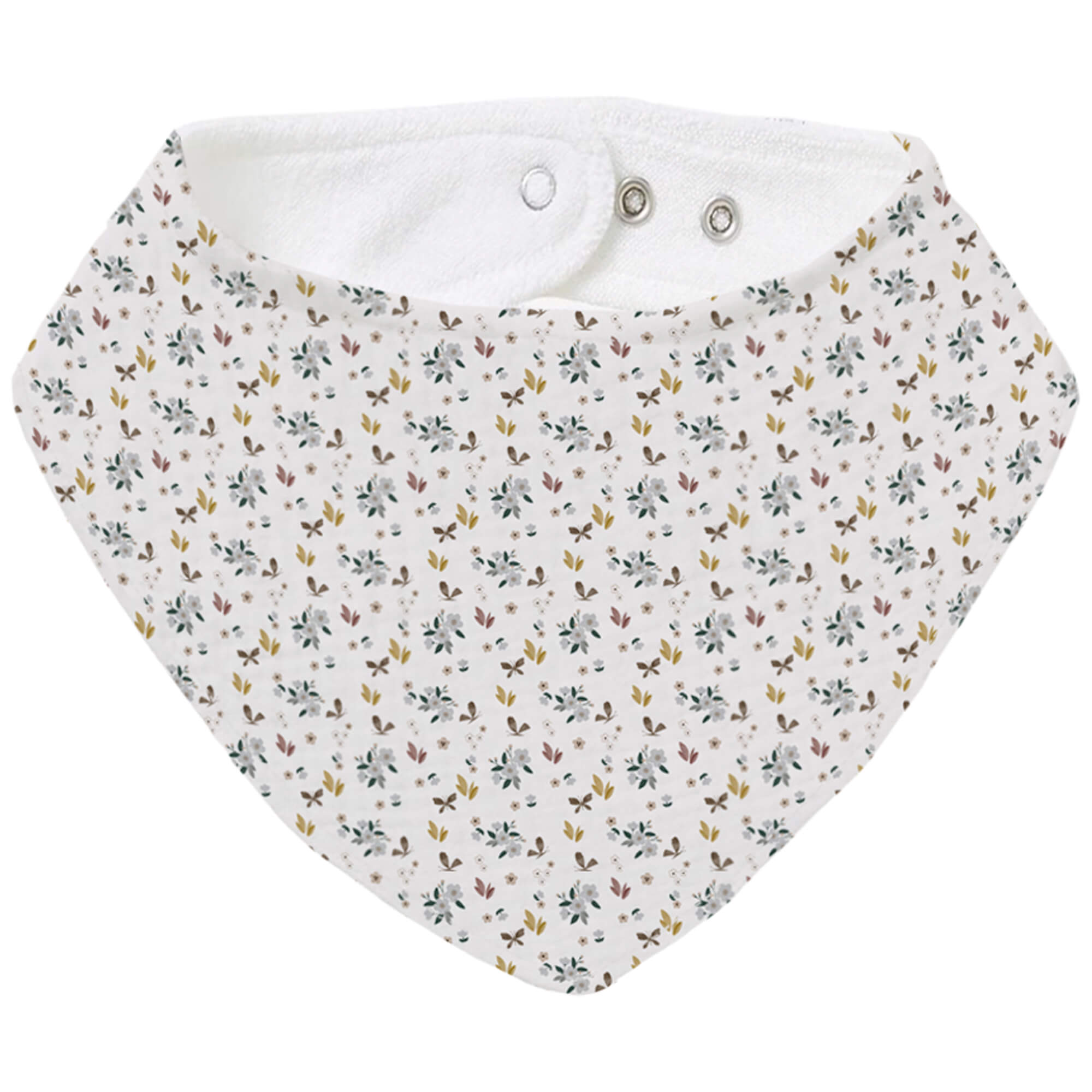 Bandana grande Gala y Zoe Bandana grande en tejido villela estampada y por el revés rizo de algodón; colección Gala y Zoe