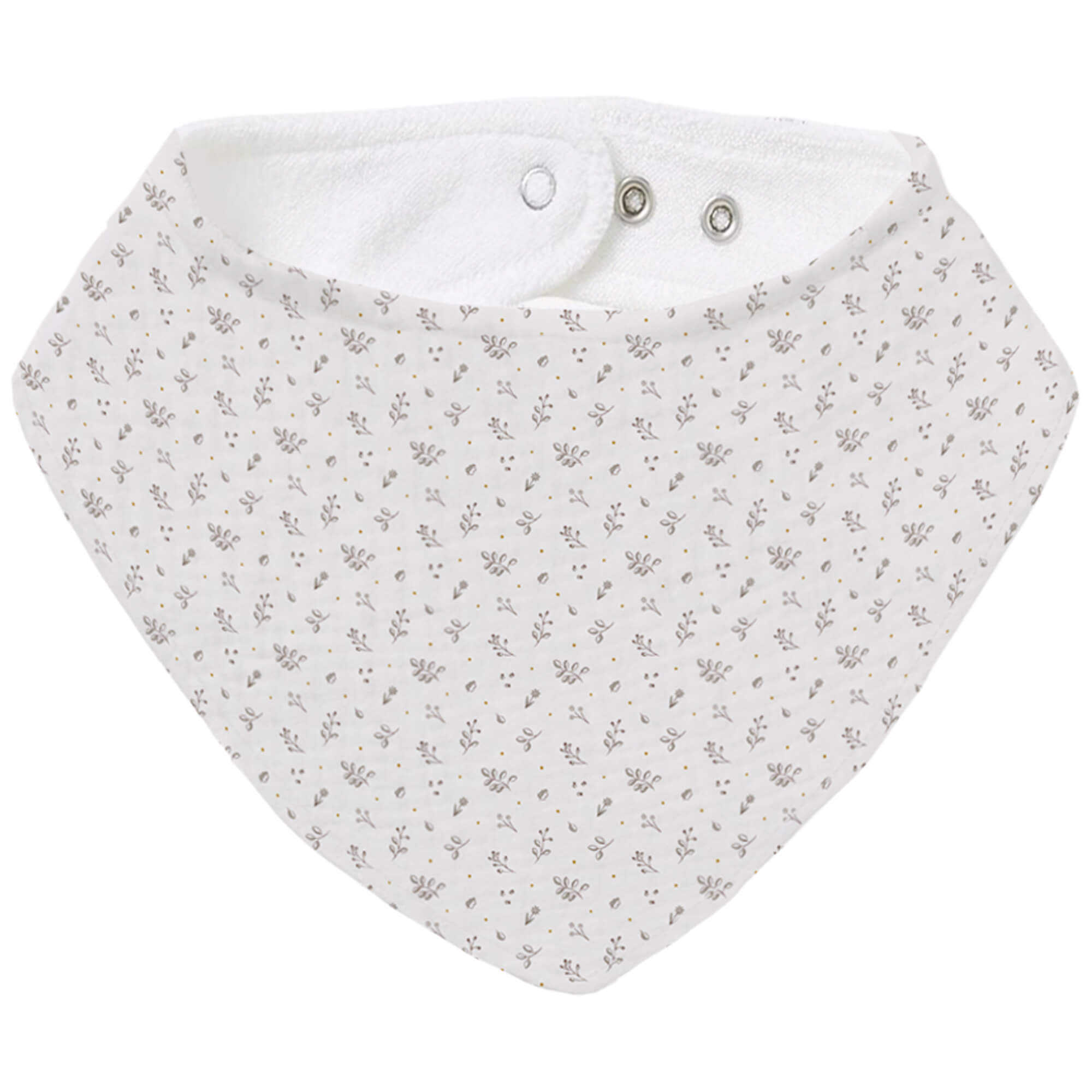 Bandana grande Luan Tostado Bandana grande en tejido villela estampada y por el revés rizo de algodón; colección Luan Tostado