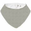 Bandana grande en tejido villela estampada y por el revés rizo de algodón; colección Vichy Doly