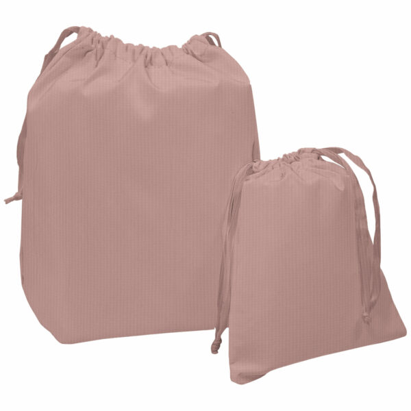 Bolsas de Muda en tejido bambula de algodón; Bambula maquillaje