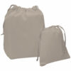 Bolsas de Muda en tejido bambula de algodón; Bambula tostado
