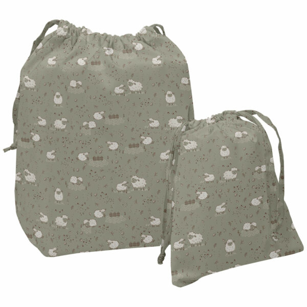 Bolsas de Muda en tejido estampado impermeable colección Doly