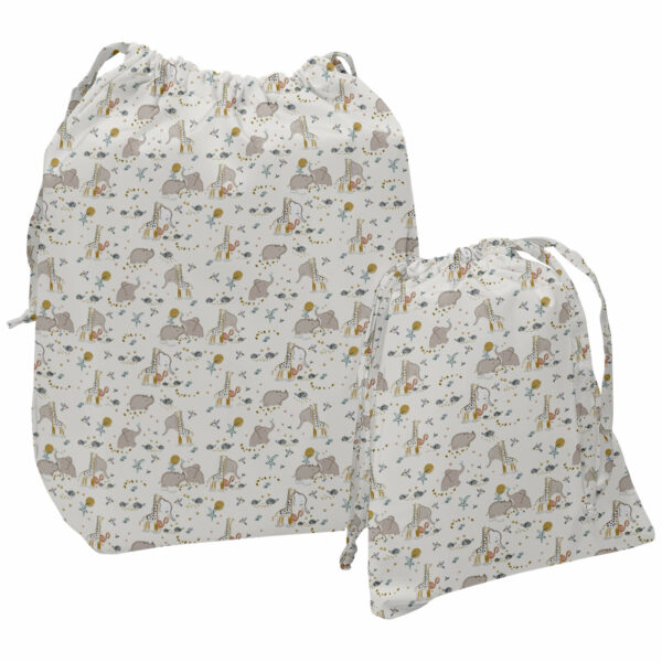 Bolsas de Muda en tejido estampado impermeable colección Guillen Izan Leroy Erick