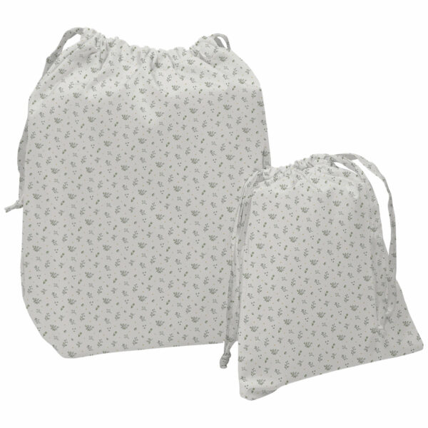 Bolsas de Muda en tejido estampado impermeable colección Luan Verde