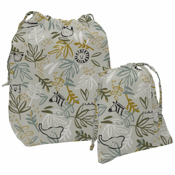 Bolsas de Muda en tejido estampado impermeable colección Marco