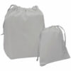 Bolsas de Muda en tejido piqué de algodón; Puzzle gris