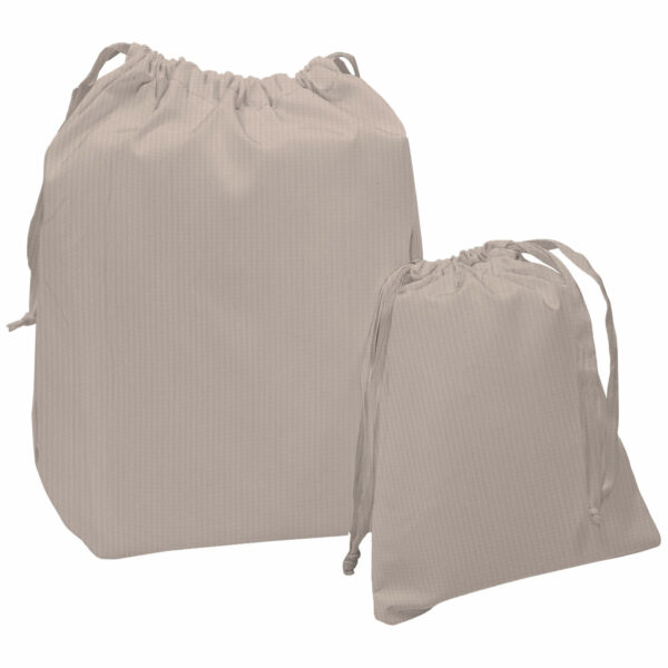 Bolsas de Muda en tejido piqué de algodón; Puzzle tostado