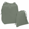 Bolsas de Muda en tejido piqué de algodón; Puzzle verde