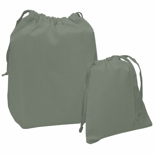 Bolsas de Muda en tejido piqué de algodón; Puzzle verde