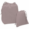 Bolsas de Muda en tejido piqué de algodón; Serker rosa