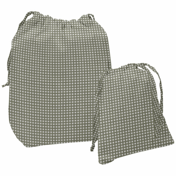 Bolsas de Muda en tejido estampado impermeable colección Vichy Doly