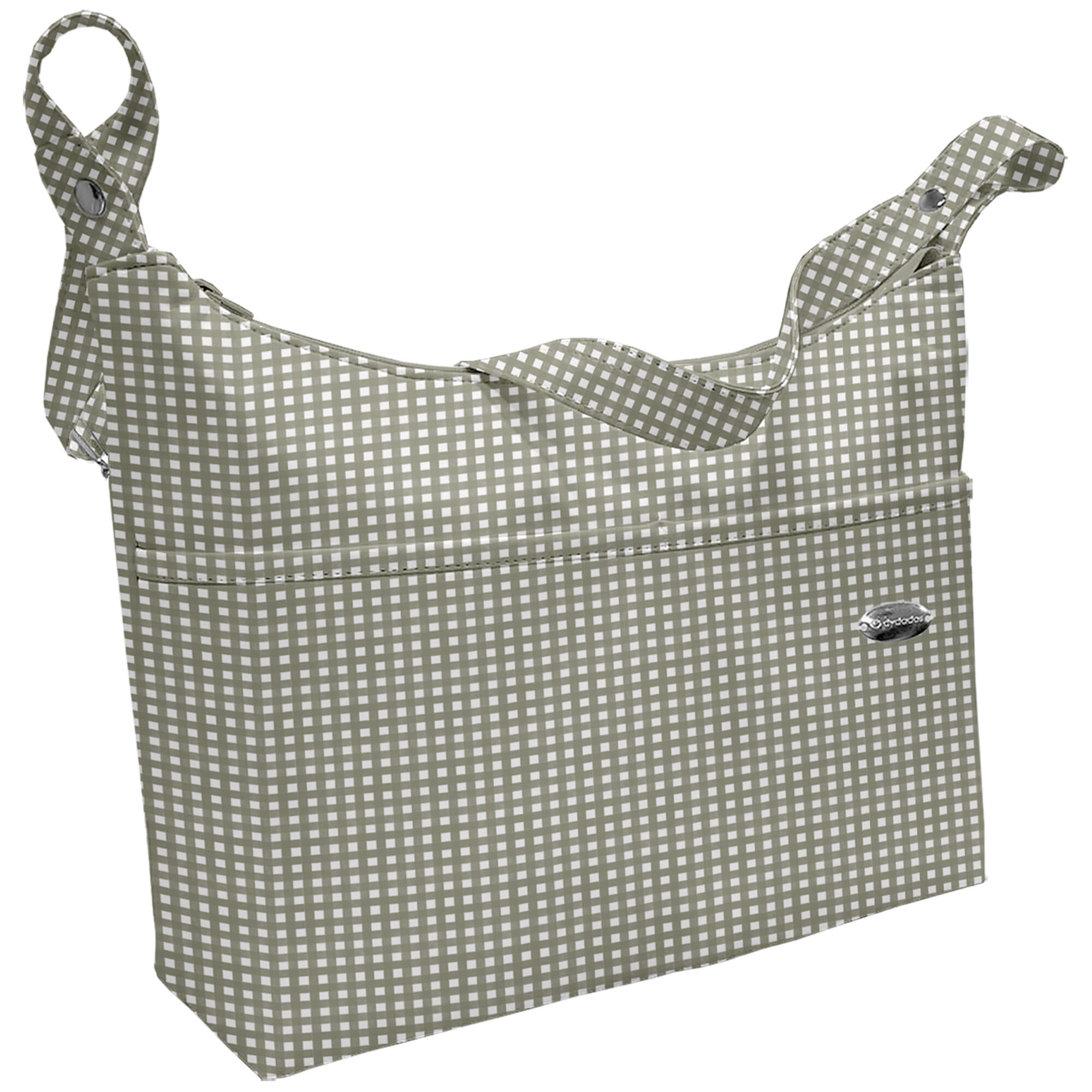Bolso Barco tejido estampado vichy Doly Bolso modelo Barco en tejido estampado diseño vichy Doly