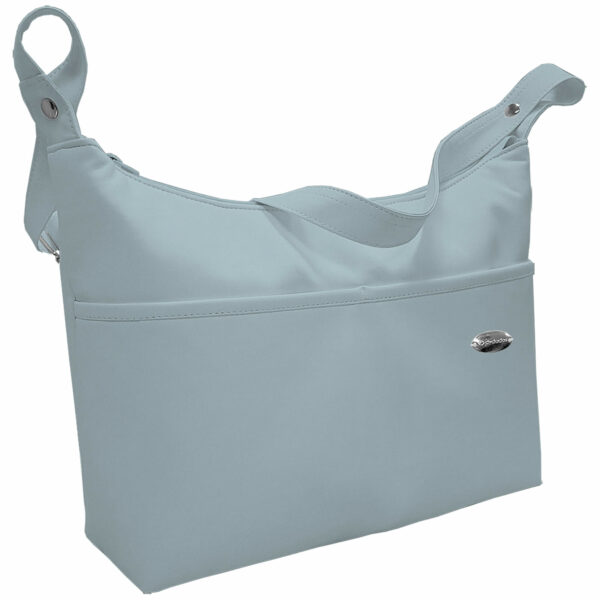 Bolso modelo Barco en tejido polipiel azulado