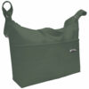 Bolso modelo Barco en tejido polipiel con jaretas verde