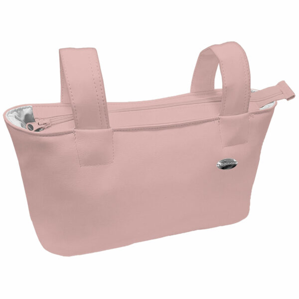 Bolso modelo Mini en tejido polipiel rosado