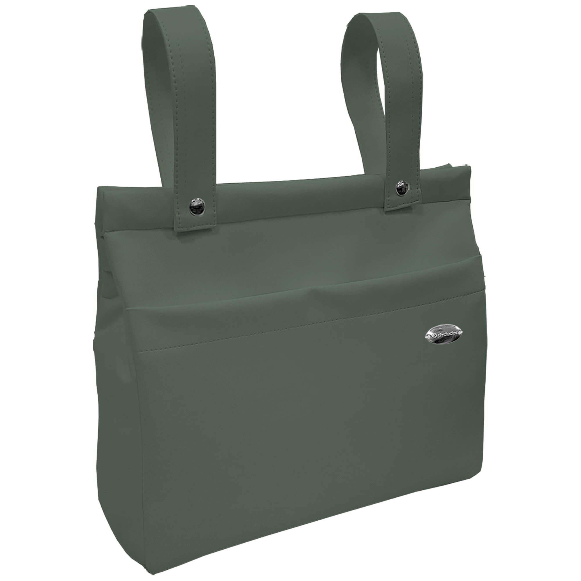 Bolso modelo Panera en tejido polipiel verde