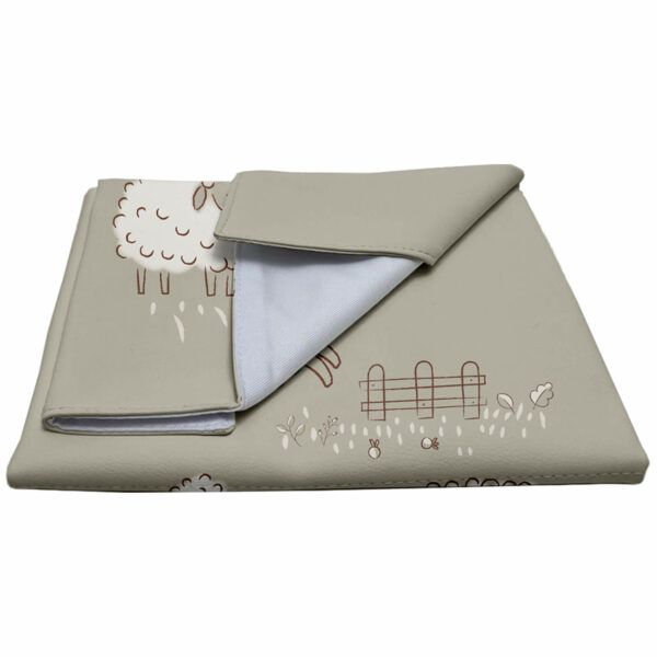 Cambiador en tejido estampado diseño Doly