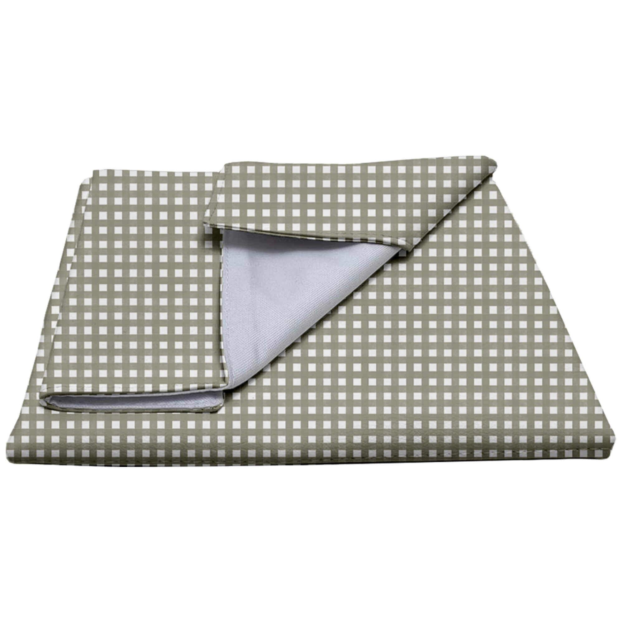 Cambiador tejido estampado vichy Doly Cambiador en tejido estampado diseño vichy Doly