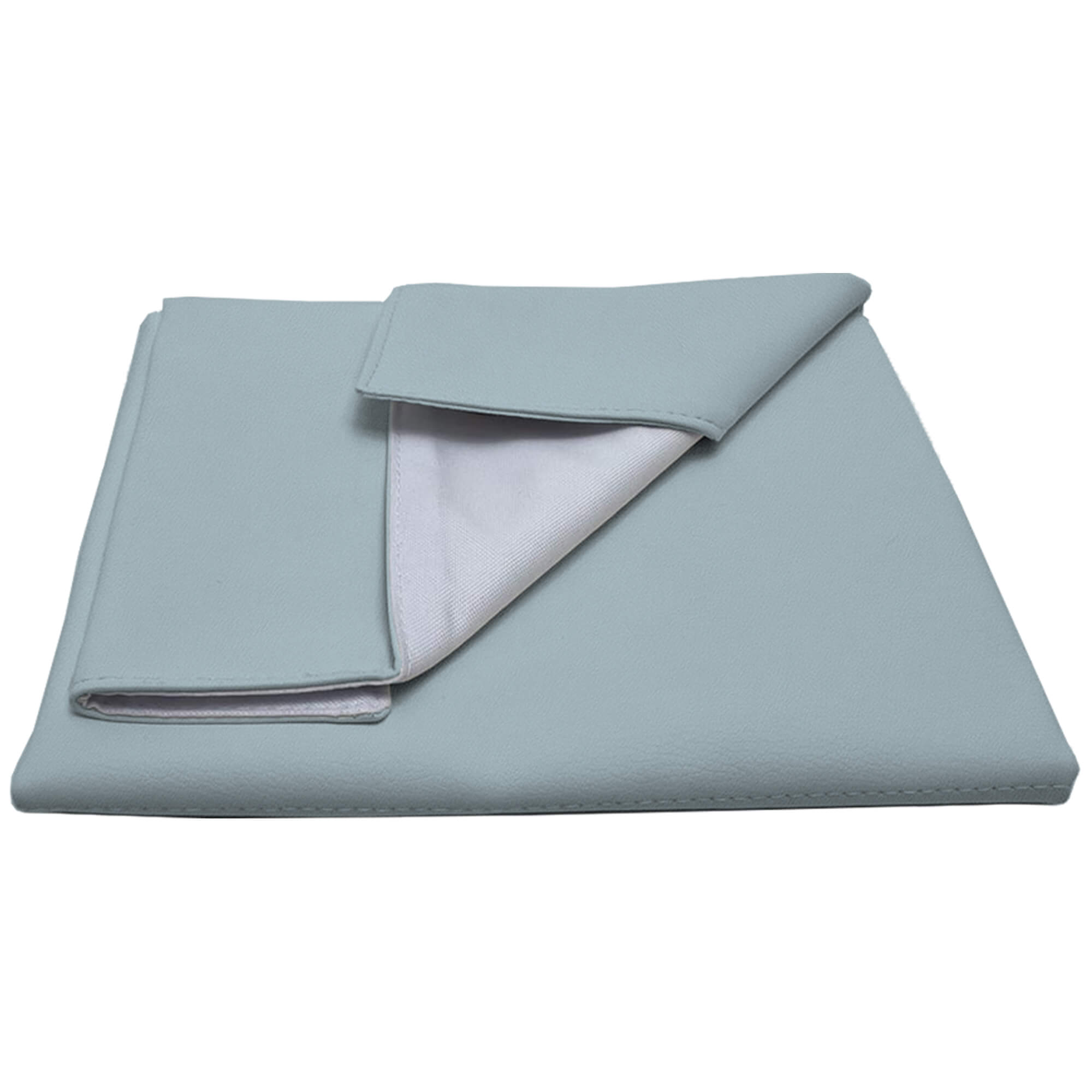 Cambiador polipiel azulado Cambiador en tejido polipiel azulado