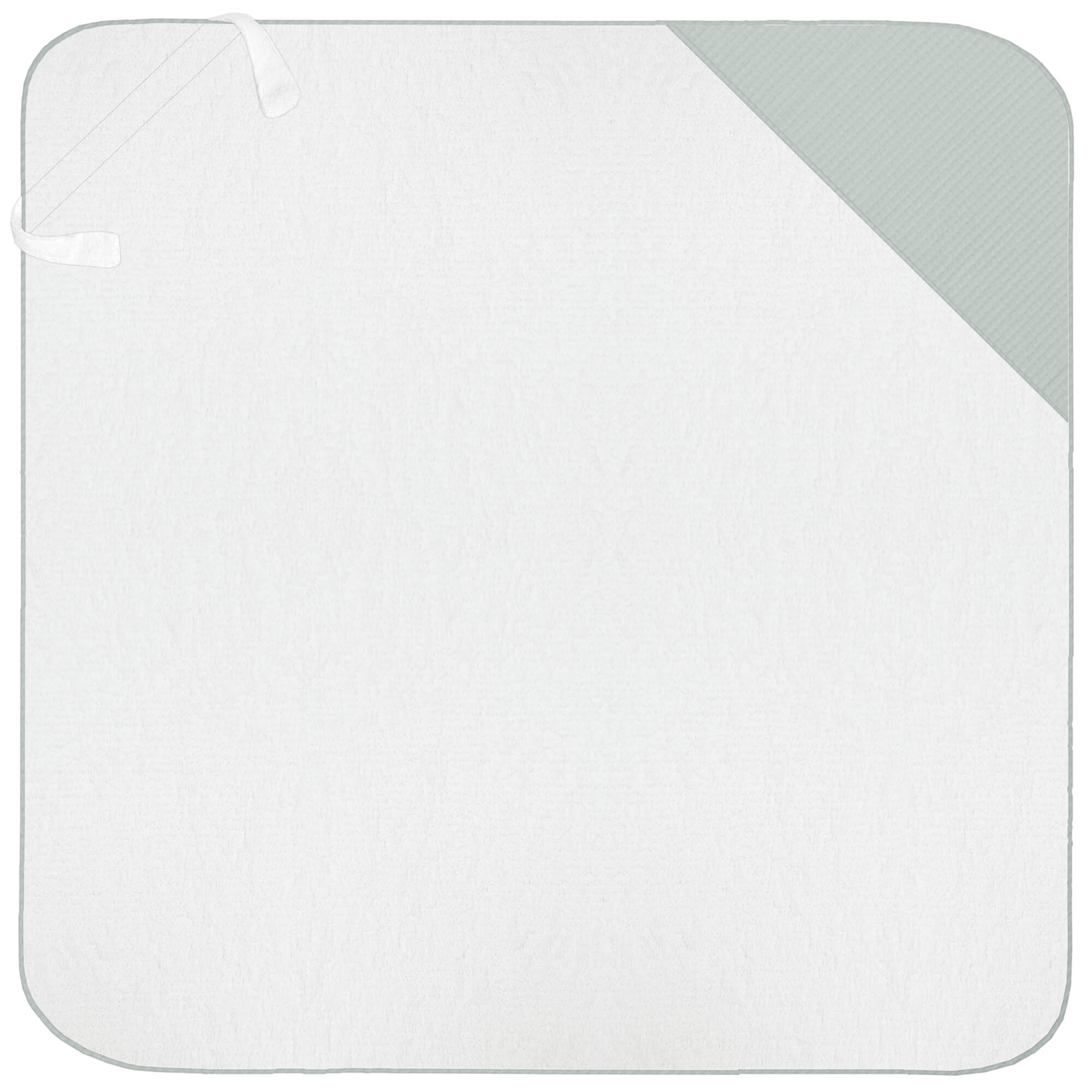 Capa de Baño Grande Bambula menta Capa de Baño Grande en tejido rizo de algodón con el borde y capucha en bambula de algodón; Bambula menta