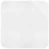 Capa de Baño Grande en tejido rizo de algodón con el borde y capucha en bambula de algodón; Bambula plumeti blanco
